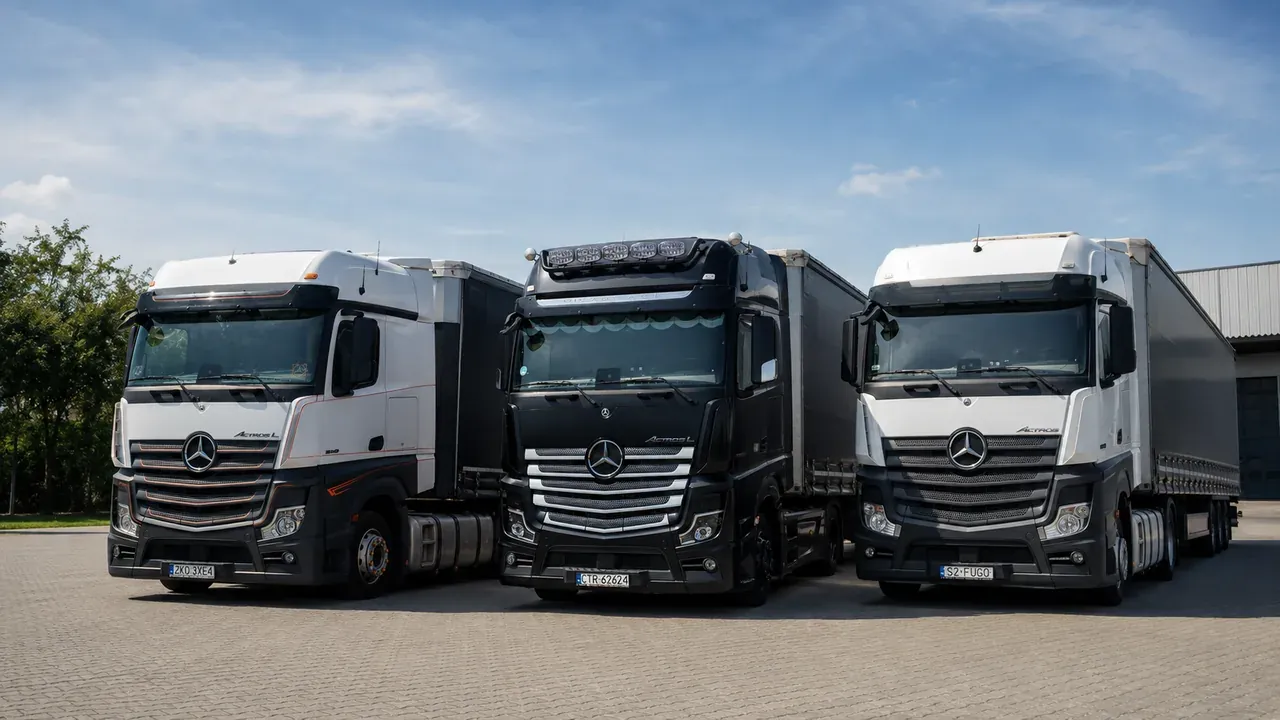 Flota FUGOTRANS — trzy zestawy ciężarowe